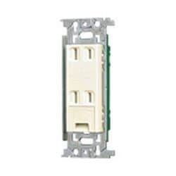 WN1532K [フルカラー 埋込アースターミナル付ダブルコンセント フラット型]