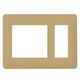WN8403Y [フルカラー 2連接穴+3コ用モダンプレート ダークベージュ]