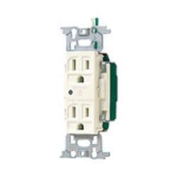 WN13185K [フルカラー医用アース付ダブルコンセント 通電ランプ付 ミルキーホワイト]