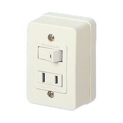 WS3901W [コンセント付タンブラスイッチ ハイ角連用]