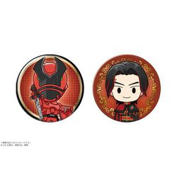 王様戦隊キングオージャー 缶バッジセット 01 クワガタオージャー/ギラ [キャラクターグッズ]