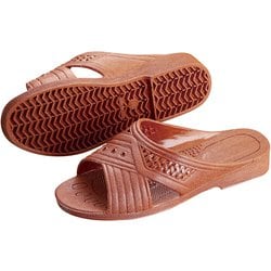 紳士シャワーサンダル 前あき LL レンガ SSV3904