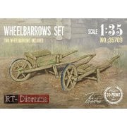 RTD35709 1/35 手押し車セット 2種 各1個 [プラモデル用パーツ]