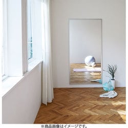 割れない 軽量 大型ミラー 壁面式 （90×180cm） シルバー RM-12