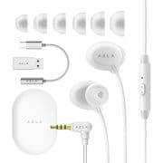 ASMR専用イヤホン ASE-500 ASMR Type-C DAC付属モデル Silver AZL-ASE500-ASMR-UC-SLV
