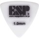 ピック 100枚入り ポリアセタール トライアングル 1.0mm ホワイト（滑り止めロゴ仕様） PD-PS10 WH