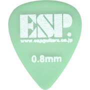 ピック 100枚入り ポリアセタール ティアドロップ 0.8mm グリーン(滑り止めロゴ仕様) PT-PS10 GR