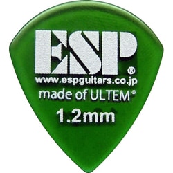 ピック 100枚入り ウルテム ジャズ 1.2mm グリーン PJ-PSU12 GR