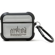 Manhattan Portage Square Hybrid AirPods Pro(Pro 2/第1世代) Case ”BASIC LOGO” SILVER APPR2-MP-06-SV
