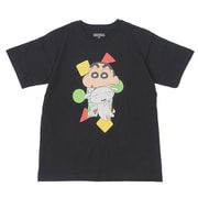 22863167 クレヨンしんちゃん しんちゃん＆シロ Tシャツ BLACK 3Lサイズ [キャラクターグッズ]