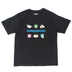 22863168 クレヨンしんちゃん ヒーロー Tシャツ BLACK Mサイズ [キャラクターグッズ]