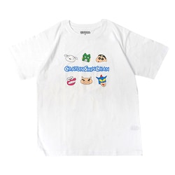 22863168 クレヨンしんちゃん ヒーロー Tシャツ WHITE Mサイズ [キャラクターグッズ]