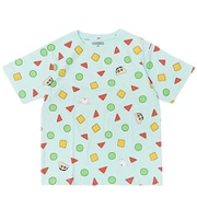 22863170 クレヨンしんちゃん パジャマ総柄 Tシャツ SAX Lサイズ [キャラクターグッズ]