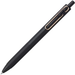 ゲルインクボールペン uni-ball one（ユニボールワン） ローズゴールドver. 0.38mm インク色：黒 本体色：黒 UMNSG38BK.24