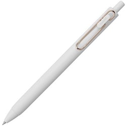 ゲルインクボールペン uni-ball one（ユニボールワン） ローズゴールドver. 0.5mm インク色：黒 本体色：オフホワイト UMNSG05.24