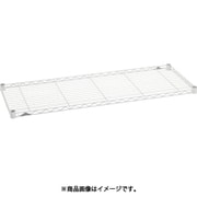 B1224W1 [ベーシックシリーズ ワイヤーシェルフ W600xD300mm ホワイト 収納ラック]
