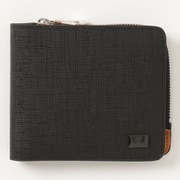 本革 短財布 二つ折り 手のひらサイズ カレッジシリーズ FOLDウォレット パスケース付き ブラック SW-39603BK