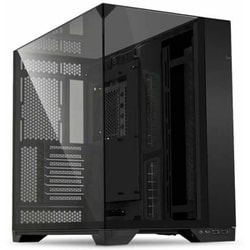 ピラーレスミドルタワーケース ブラック O11 Vision Black