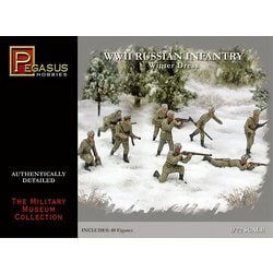PH7269 1/72 WW.II ソビエト軍 冬季装備歩兵セット 1 [1/72スケール プラモデル]