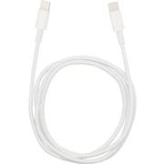 PD対応 USB Type-C/Type-C ケーブル 1m ホワイト QTC-0414WH