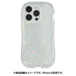 GMD-19DT [iPhone 15 Pro用 クリスタルクリアケース ドット]