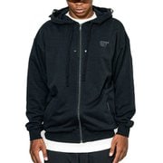 VENTILATED ZIPUP HOODIE SWEATS cac-01-2312-01 BLACK Mサイズ [アウトドア パーカー メンズ]