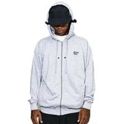 VENTILATED ZIPUP HOODIE SWEATS cac-01-2312-01 HEATHER GRAY Mサイズ [アウトドア パーカー メンズ]