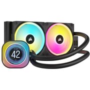 iCUE LINK H100i LCD 2.1インチ IPS液晶・240mmラジエーター搭載 iCUE LINKシステム対応 簡易水冷 CPUクーラー ブラック CW-9061007-WW