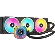 iCUE LINK H150i LCD 2.1インチ IPS液晶・360mmラジエーター搭載 iCUE LINKシステム対応 簡易水冷 CPUクーラー ブラック CW-9061008-WW