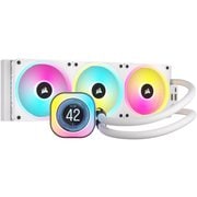 iCUE LINK H150i LCD White 2.1インチ IPS液晶・360mmラジエーター搭載 iCUE LINKシステム対応 簡易水冷 CPUクーラー ホワイト CW-9061010-WW
