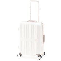 スーツケース DreamLight（ドリーム ライト） 旅行日数目安：3～4泊 36L 超軽量 極静音 再生PET生地 TSAロック搭載 機内持ち込み可 ALI-099-18 クリームホワイト