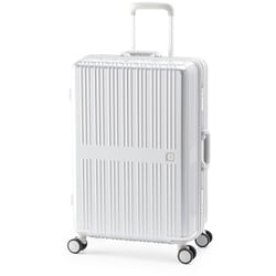 スーツケース DreamLight 旅行日数目安：5～7泊 64L 超軽量 極静音 再生PET生地 TSAロック搭載 ALI-099-24 クロームシルバー