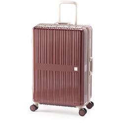 スーツケース DreamLight 旅行日数目安：5～7泊 64L 超軽量 極静音 再生PET生地 TSAロック搭載 ALI-099-24 ジュエリーレッド
