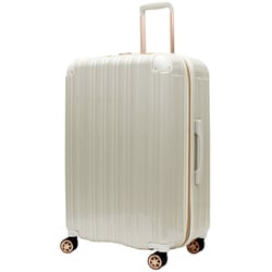 【抗菌】拡張式サスペンションキャリー 旅行日数目安：7～長期 カーボンホワイト GRE2253-68