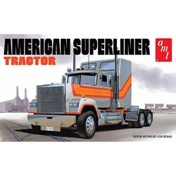 正規店通販AMT 1/24 アメリカン スーパーライナー セミ トラクター キャブ トレーラー用 トラック American Superliner Semi Tractor Cab amt 1235 トラック、トレーラー