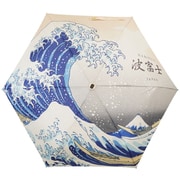 折りたたみ傘 晴雨兼用 50cm 手開き式 6本骨 UV加工 波富士 JK-148-01