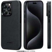 KI1501PMPA [アラミド繊維 iPhone15 Pro Max用 ケース MagEZ Case Pro ブラックグレーツイル柄 600D]