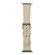FMK-AWB2305WH [FMK アップルウォッチバンド スムースレザー 41/40/38mm用 ホワイト]