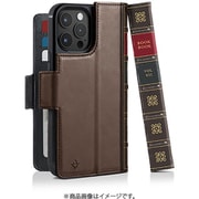 TWS-PH-000100 [BookBook for iPhone 15 Pro Max MagSafe対応 フルグレイン 本革 レザーケース Brown]
