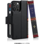 TWS-PH-000101 [BookBook for iPhone 15 Pro Max MagSafe対応 フルグレイン 本革 レザーケース Black]