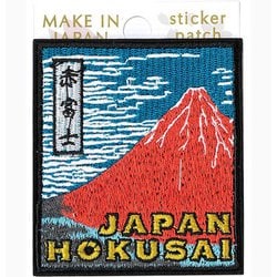 刺繍ステッカーワッペン 赤富士