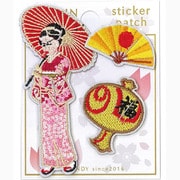 刺繍ステッカーワッペン 舞妓