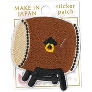 刺繍ステッカーワッペン 太鼓