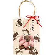 【限定】ふわり アーモンドチョコ手提げ袋 ぱんだ 30g