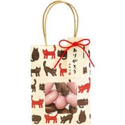 【限定】ふわり アーモンドチョコ手提げ袋 くろねこ 30g