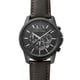 腕時計 黒 メンズ 44mm レザーバンド 並行輸入品 2年保証 AX1732