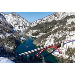300-343 シリーズ・日本の都市25 富山県南砺市「冬の庄川峡」 [ジグソーパズル 300ピース]