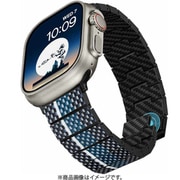 AWB2306 [全世代Apple Watch対応 カーボンファイバーウォッチバンド 月]