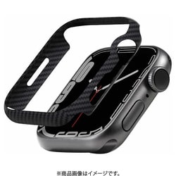 KW2002A [Air Case Apple Watch 7/8/9用 ケース 45mm ブラックグレーツイル]
