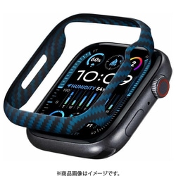 KW2301A [Air Case Apple Watch 7/8/9用 ケース 45mm ブラックブルーツイル]